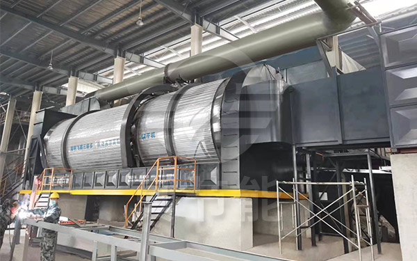 藥渣烘干機(jī)運(yùn)行現(xiàn)場 藥渣烘干機(jī)運(yùn)行現(xiàn)場