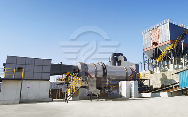 酒糟烘干機(jī)運行現(xiàn)場