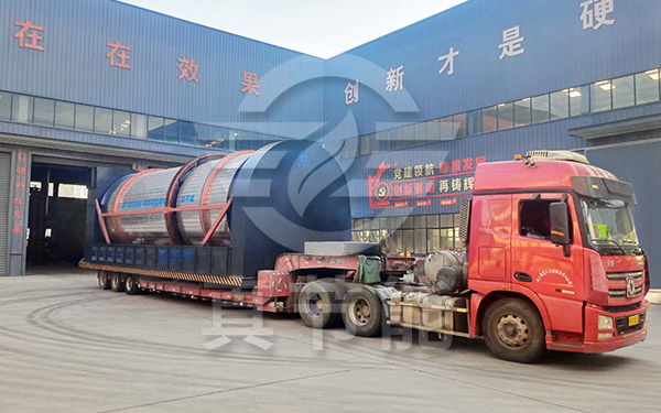 甘蔗渣烘干機發(fā)貨現(xiàn)場